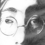 John Lennon In Shadow